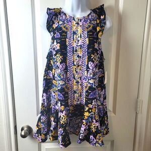 NWT- FREE PEOPLE Summer In Tulum Floral Tunic